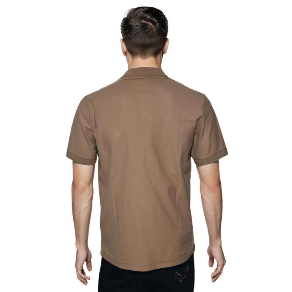 Burberry Brown Premium Quality T-shirt-1