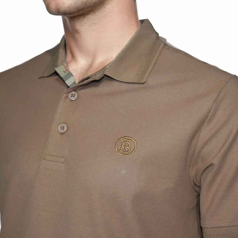 Burberry Brown Premium Quality T-shirt-2