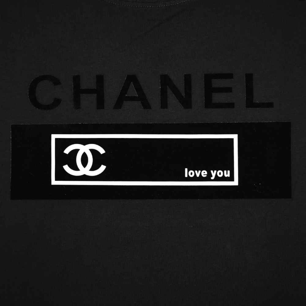 Chanel Black Premium Quality Women T-shirt-4