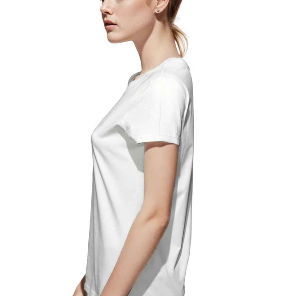 Celine White Premium Quality Women T-shirt-2