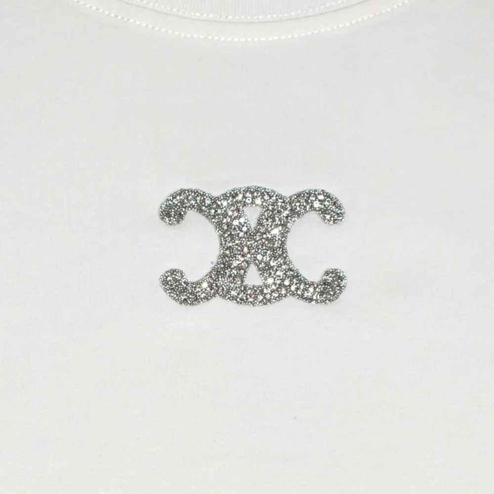 Celine White Premium Quality Women T-shirt-3