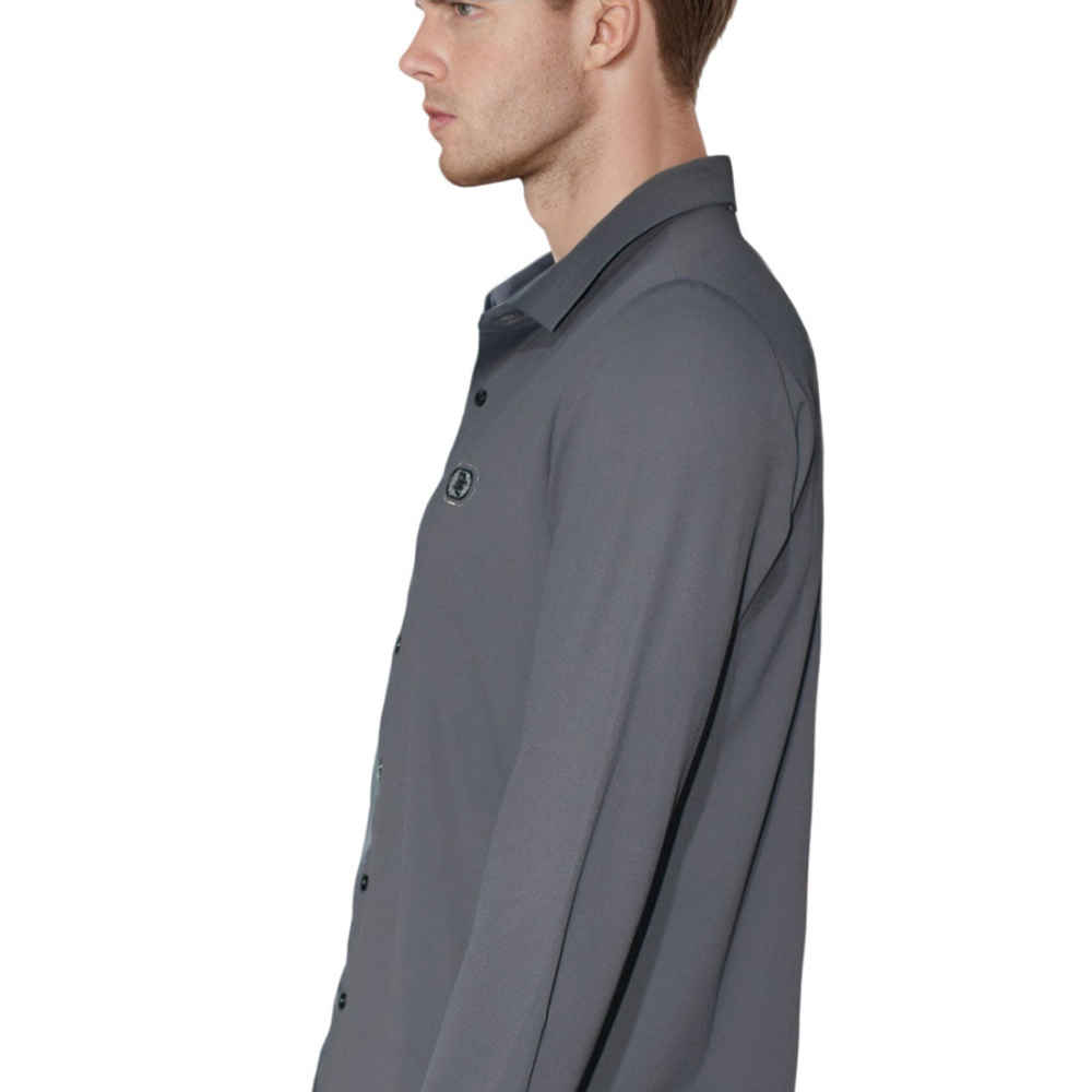 Christian Dior Steel Blue Premium Quality Shirt-2