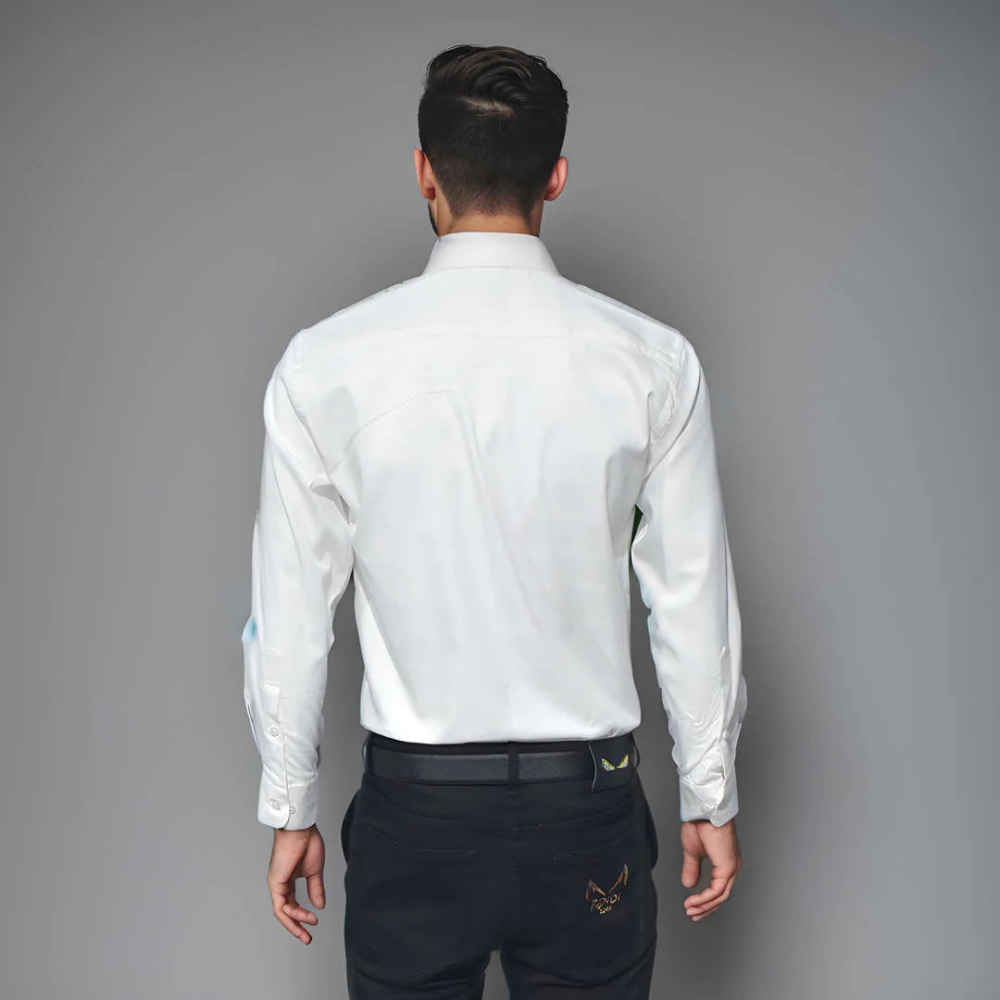 Burberry White Premium Quality Shirt-1