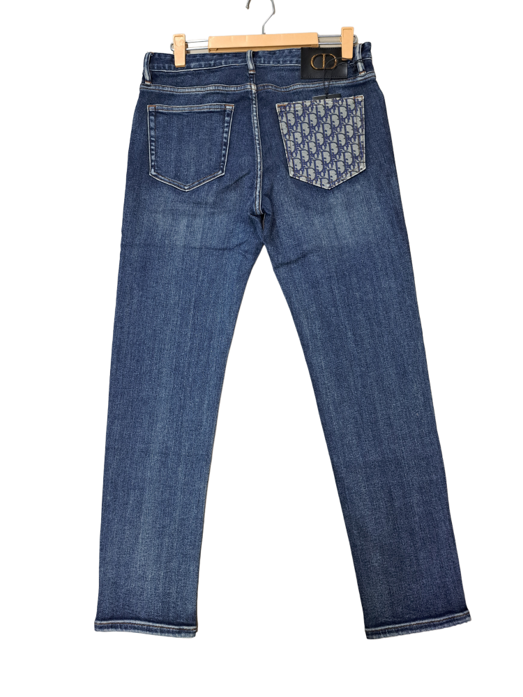 Dior Blue Premium Quality Jeans-thumb-2