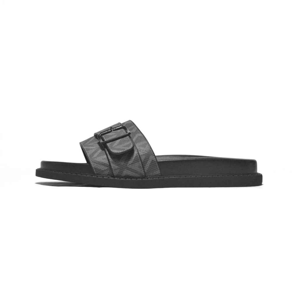 Dior Black Premium Quality Men's Flip-Flops-1