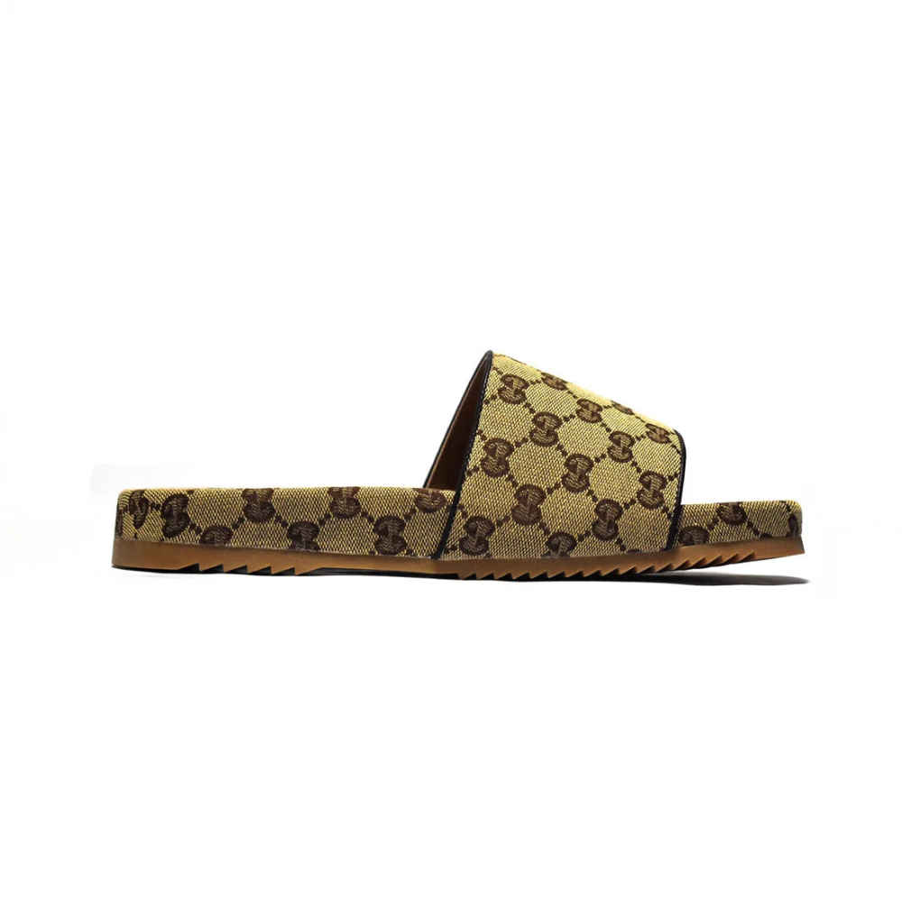 Gucci Brown Premium Quality Men's Flip-Flops-thumb-2