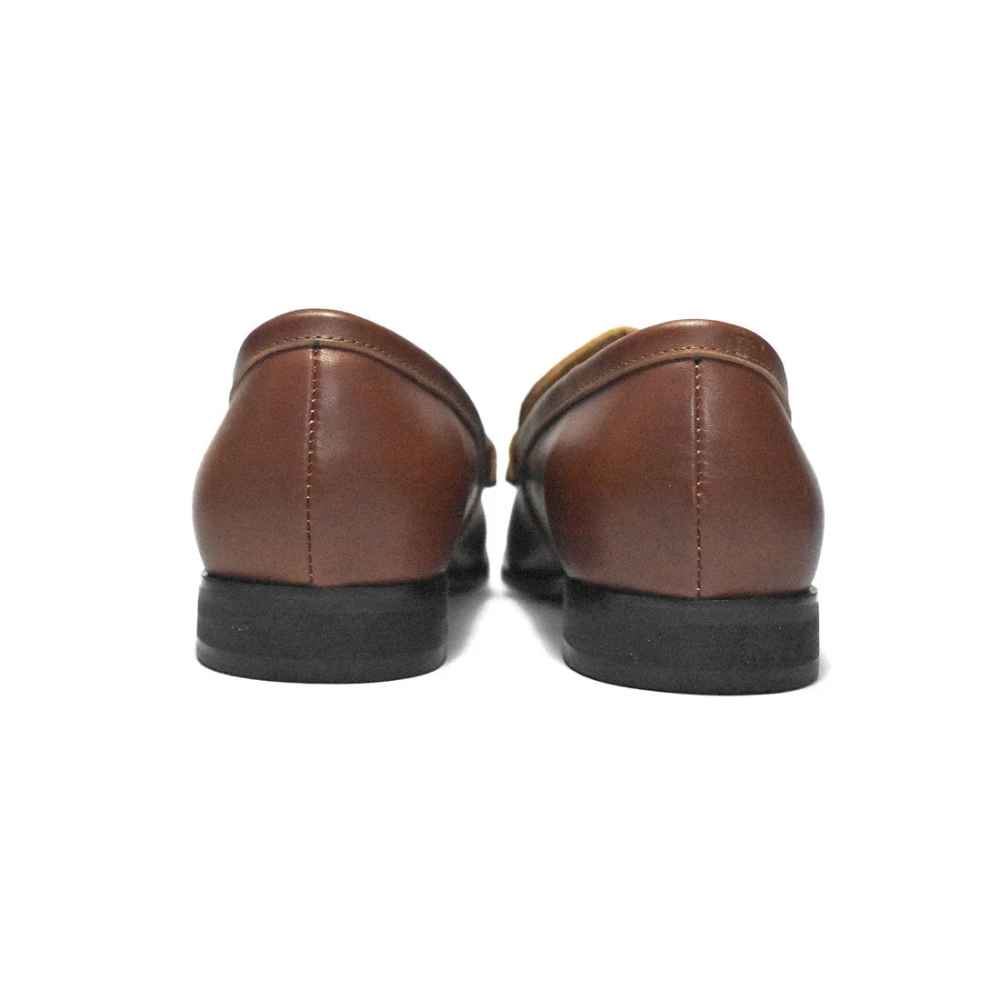Gucci Brown Horsebit Premium Loafers-4