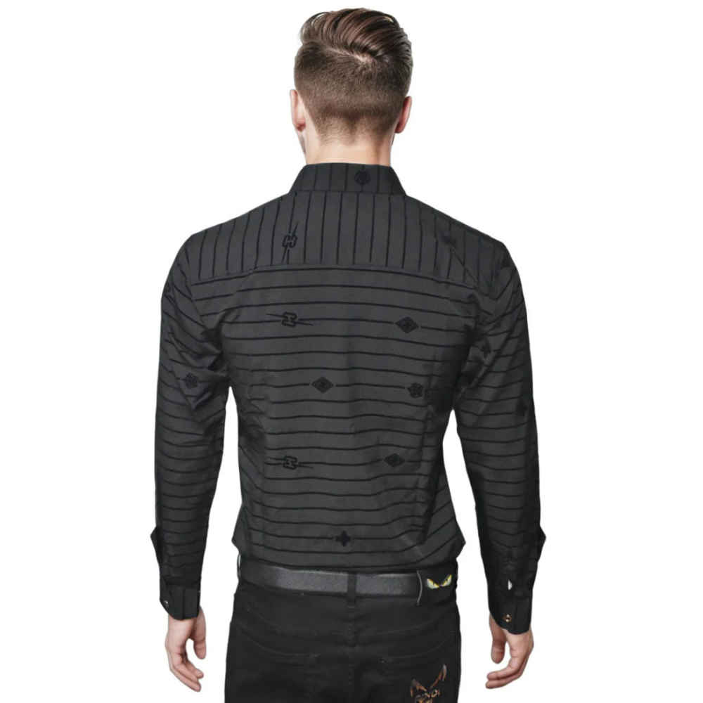 Gucci Black Premium Quality Slim Fit Designer Shirt-1