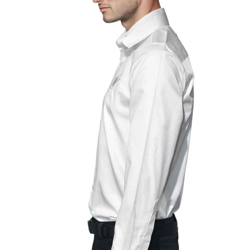 Giorgio Armani White Premium Quality Long Sleeve Shirt-3