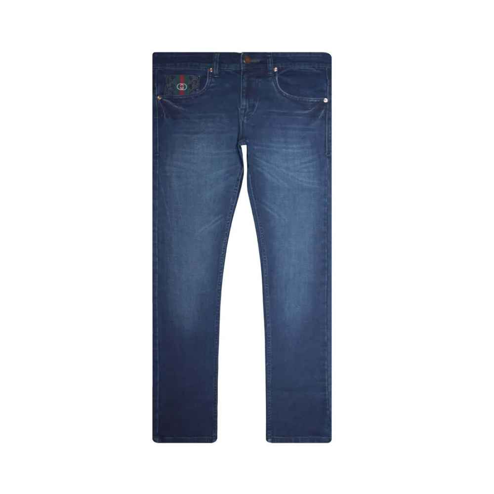 Gucci Blue Premium Quality Denim Jeans-thumb-0