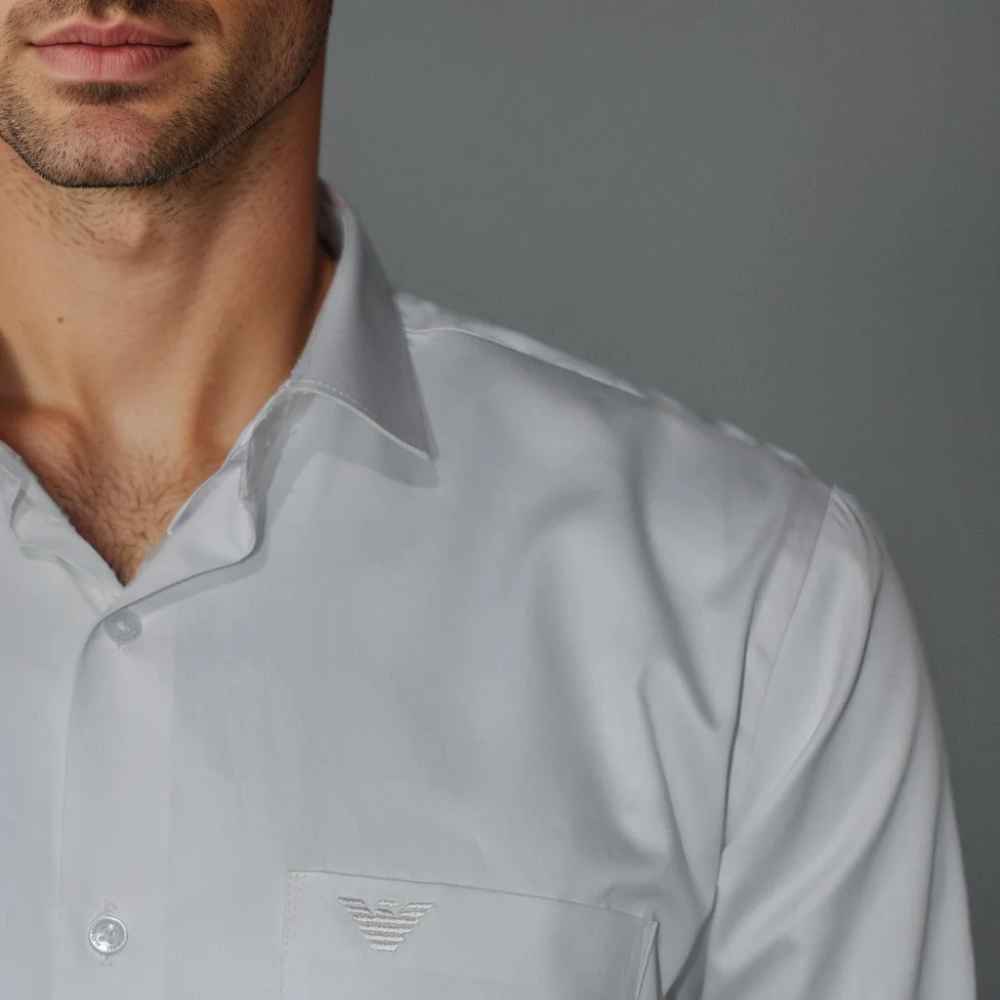 Giorgio Armani White Premium Quality Shirt-thumb-4
