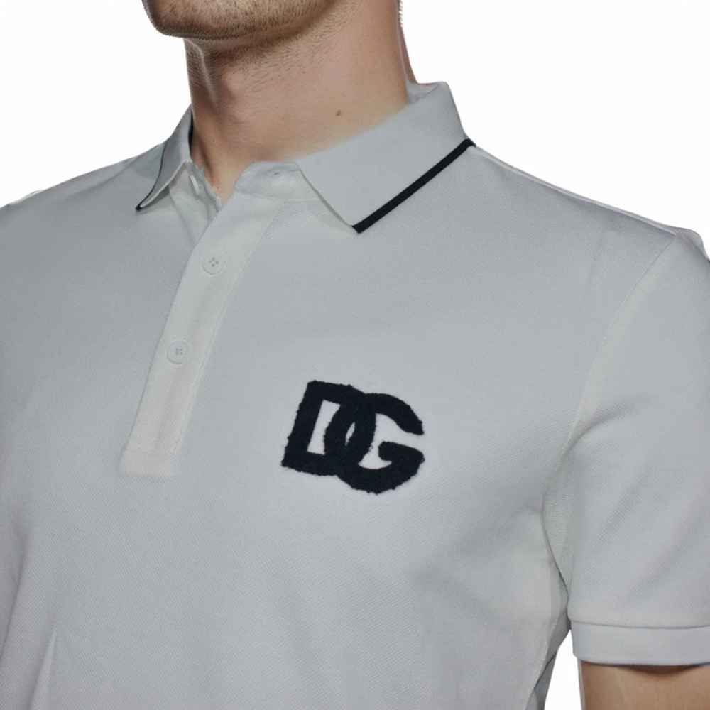 Dolce & Gabbana Embroidery logo White Premium T-shirt-2