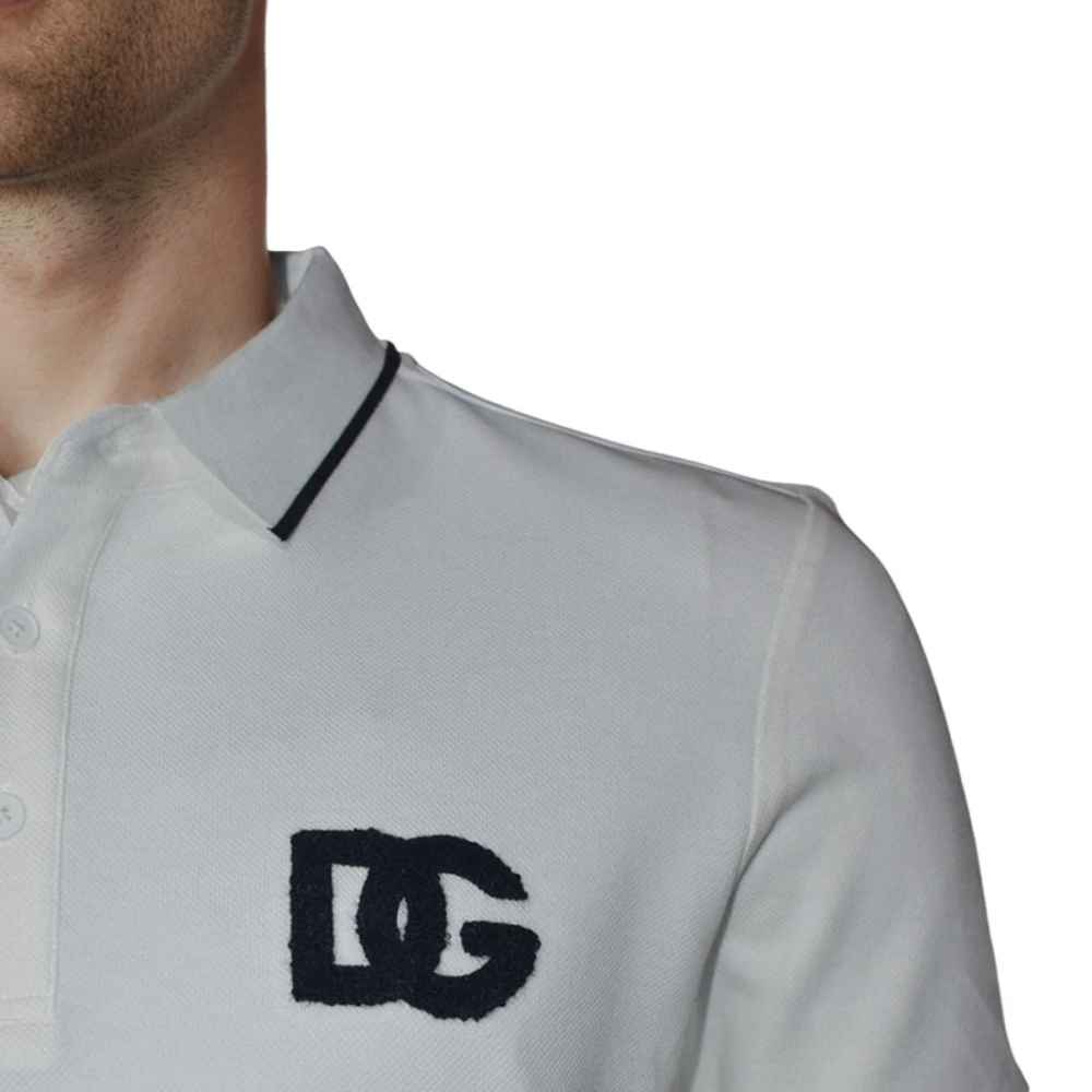 Dolce & Gabbana Embroidery logo White Premium T-shirt-4
