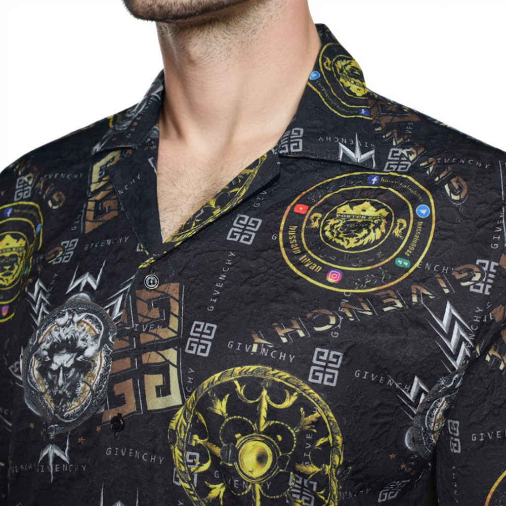 Givenchy Printed Black Premium Quality Shirt-2