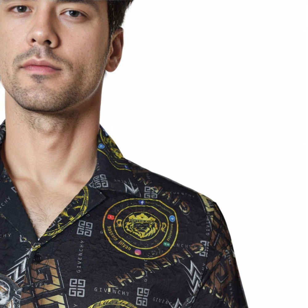 Givenchy Printed Black Premium Quality Shirt-4