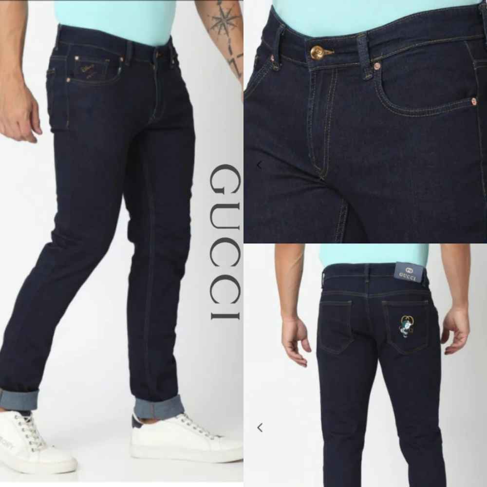 Gucci Blue Premium Quality Jeans-thumb-2