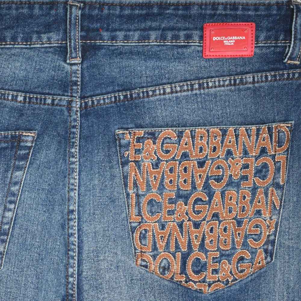Dolce & Gabbana Dark Blue Premium Quality Denim Jeans-4