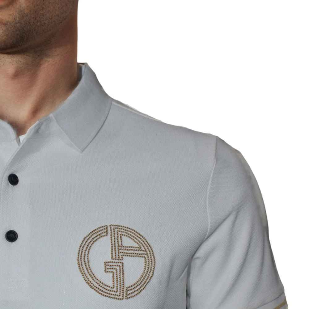 Giorgio Armani White Premium Quality T-shirt-thumb-4