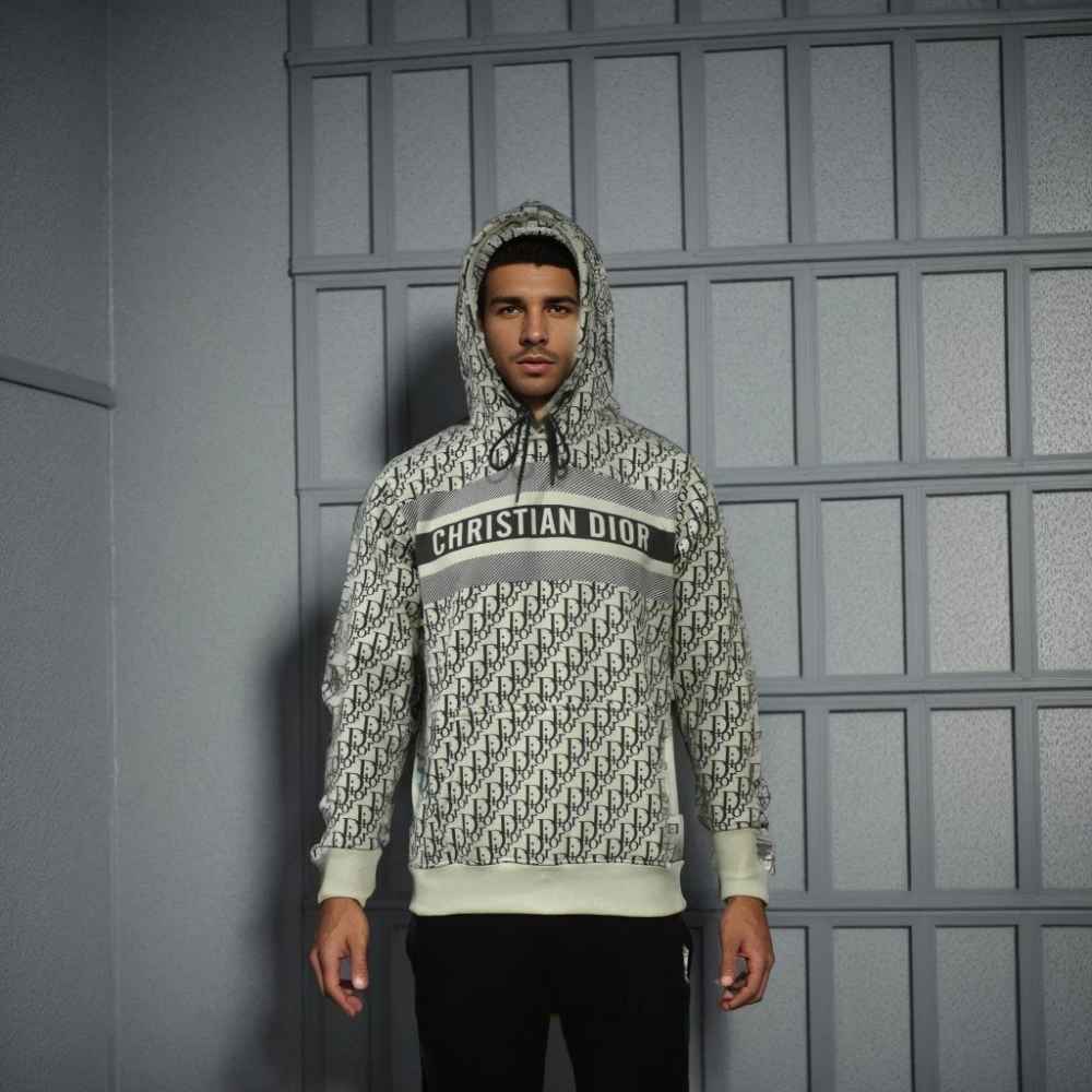 Dior White Premium Quality Hoodie-thumb-1