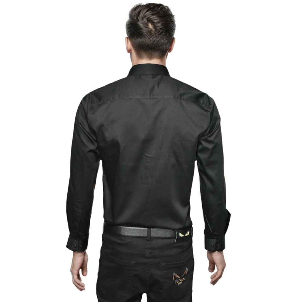 Dolce & Gabbana Black Premium Quality Full Sleeve Shirt-thumb-1