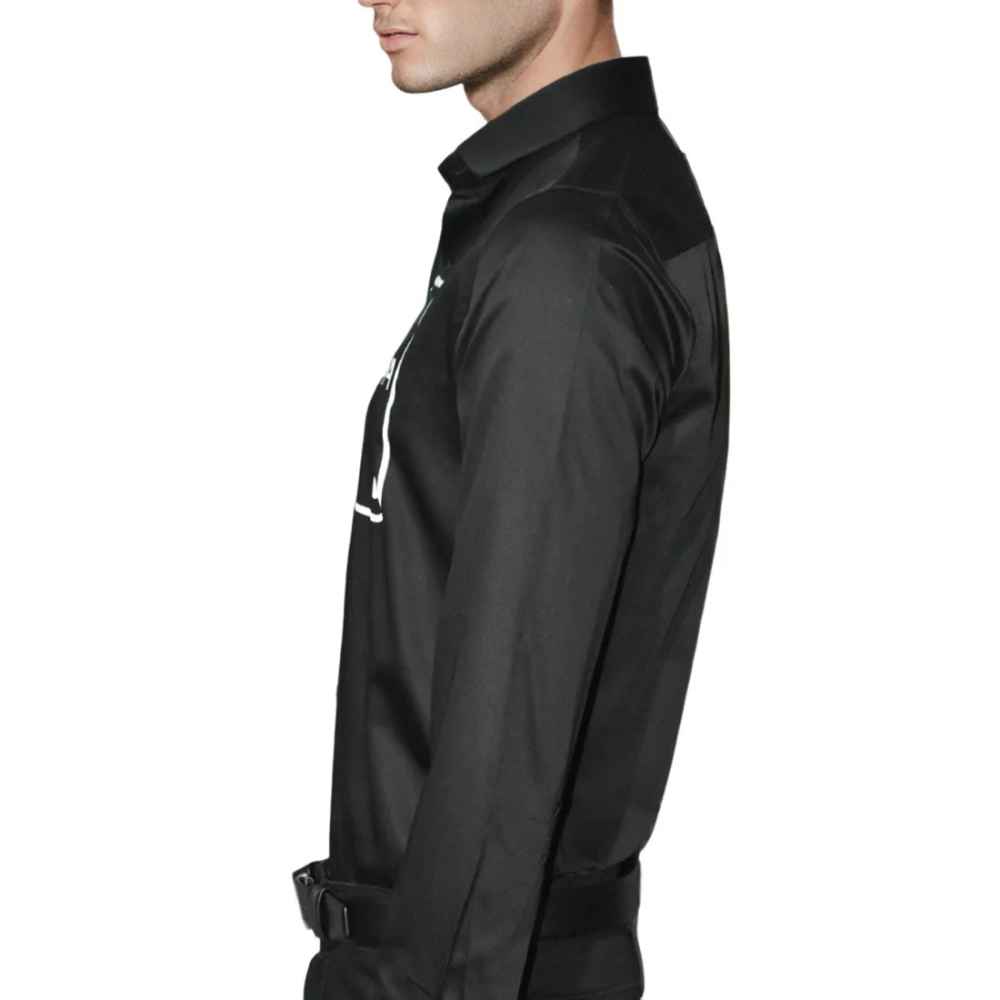 Dolce & Gabbana Black Premium Quality Full Sleeve Shirt-thumb-3