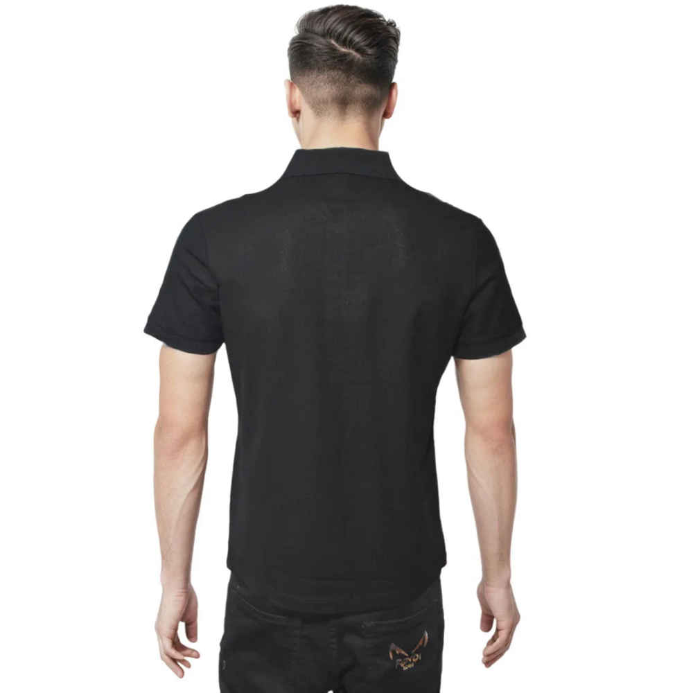 Ferragamo Embroidered logo Black Premium T-shirt-1