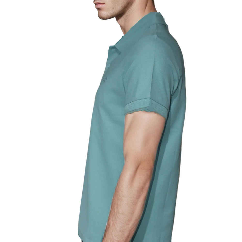 Ferragamo Embroidered logo Mint-Green Premium T-shirt-4