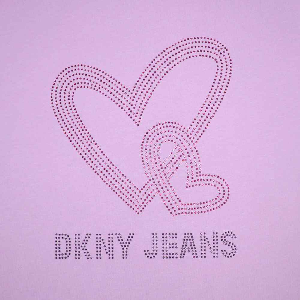 DKNY Pink Premium Quality Women T-shirt-thumb-3