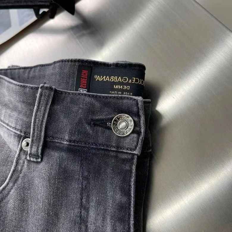 Dolce & Gabbana Grey Premium Quality Jeans-thumb-3