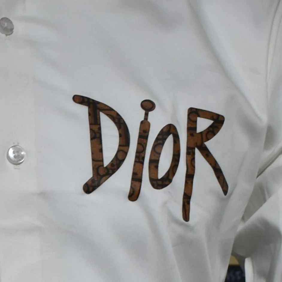 Dior White Premium Quality Shirt-1