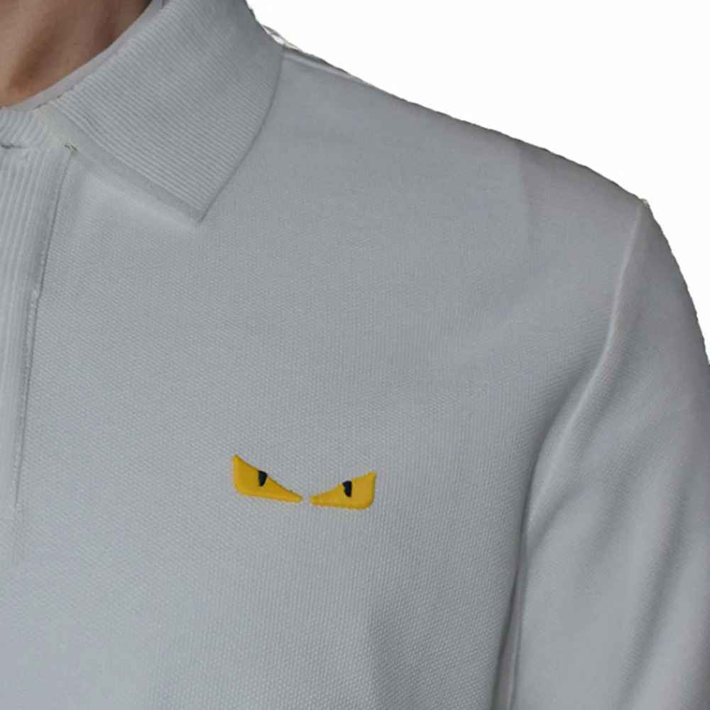 Fendi White Premium Quality T-shirt-thumb-2