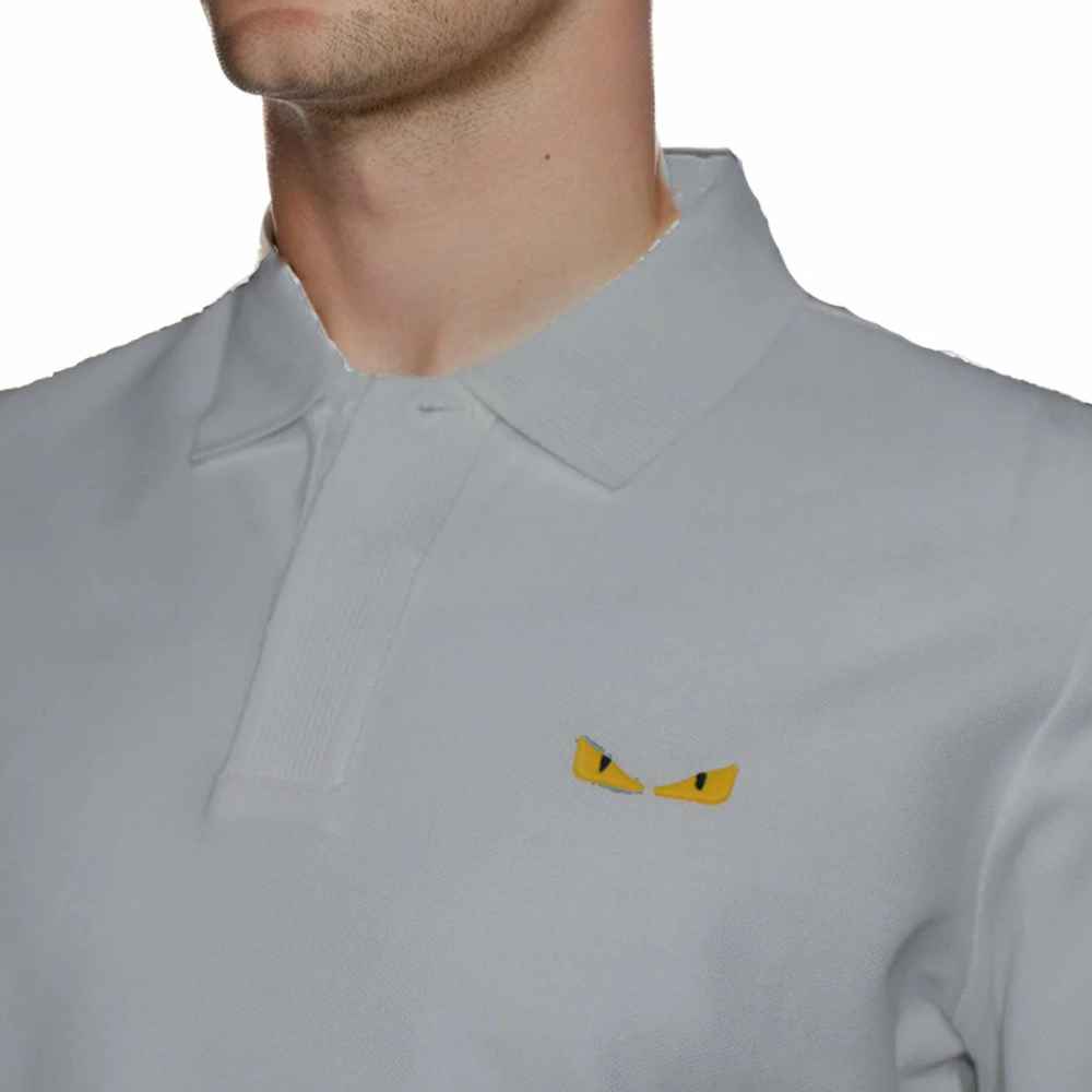 Fendi White Premium Quality T-shirt-thumb-4