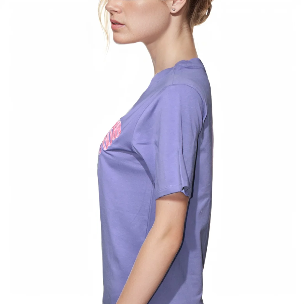 Emporio Armani Purple Premium Quality Women T-shirt-2