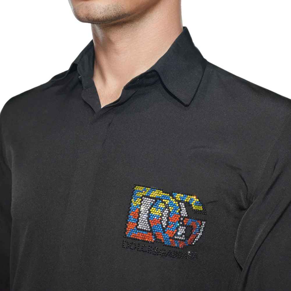 Dolce & Gabbana Black Premium Quality Designer Shirt-2
