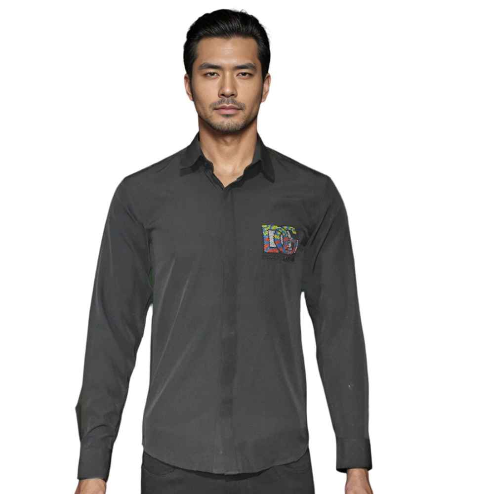 Dolce & Gabbana Black Premium Quality Designer Shirt-5