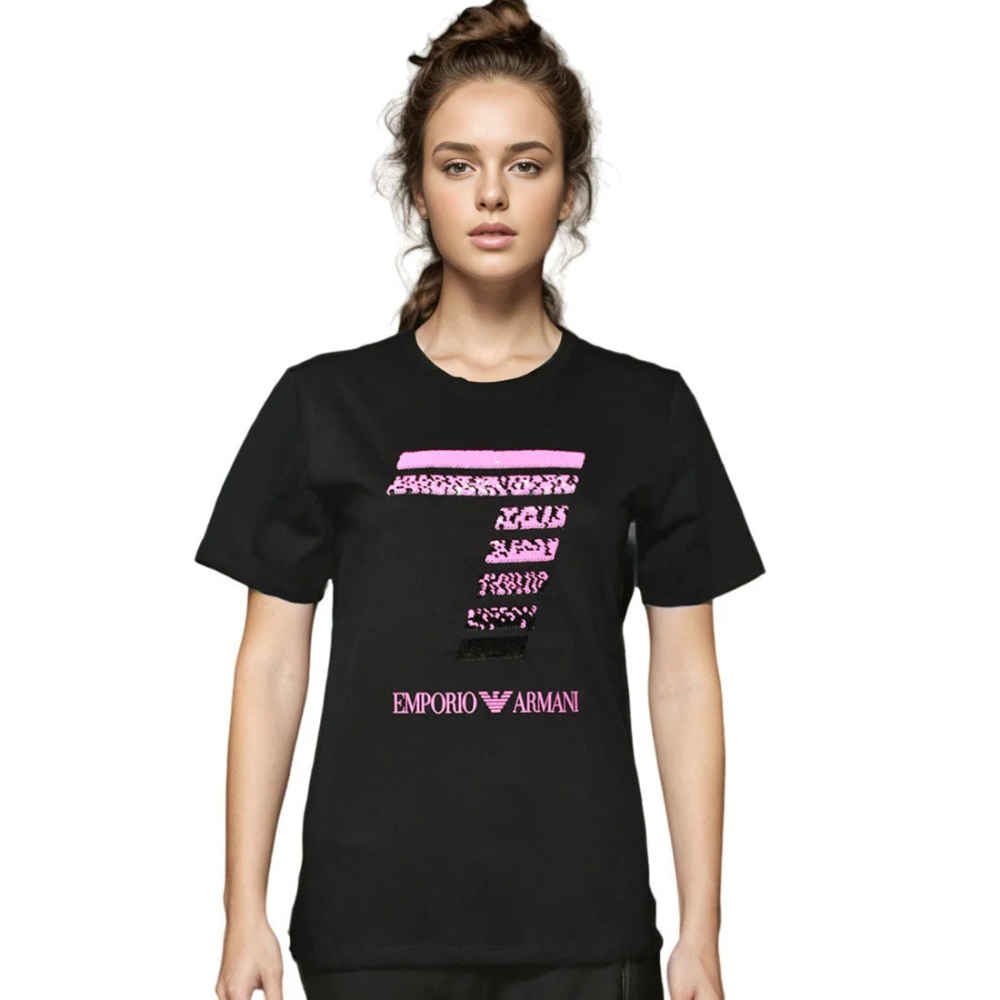 Emporio Armani Black Premium Quality Women T-shirt-thumb-0
