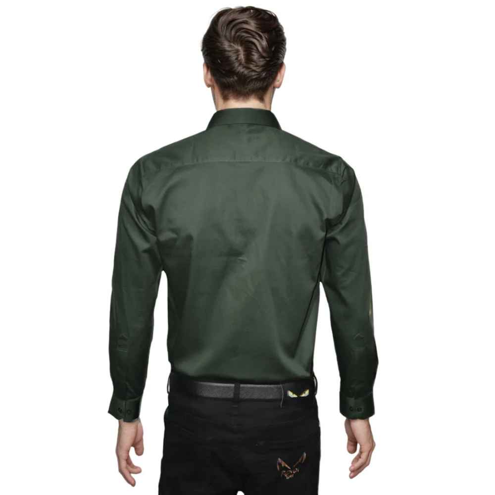 Dolce & Gabbana Green Premium Quality Full Sleeve Shirt-thumb-1