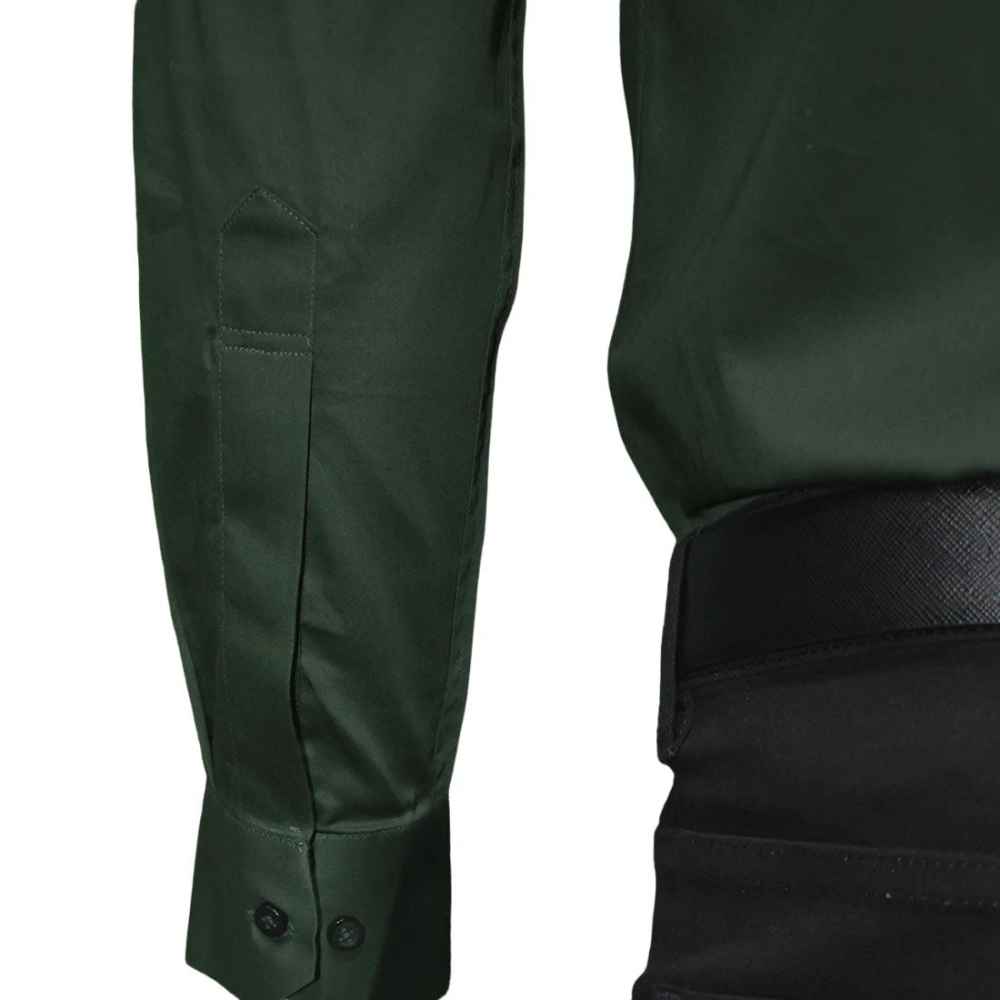 Dolce & Gabbana Green Premium Quality Full Sleeve Shirt-thumb-5