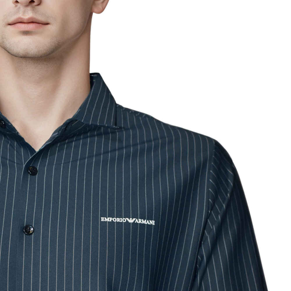 Emporio Armani Blue Premium Quality Shirt-5