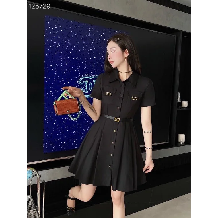 Fendi Premium Quality Short Sleeve Dress-7