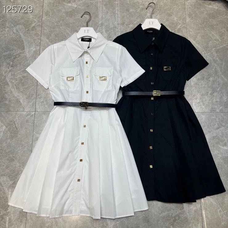 Fendi Premium Quality Short Sleeve Dress-8