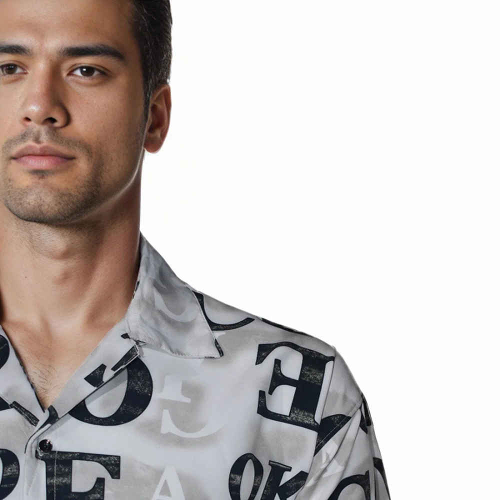 Dolce & Gabbana White Premium Quality Half-Sleeve Shirt-4