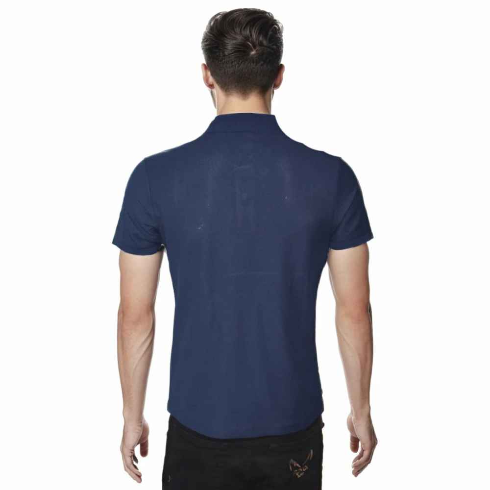 Fendi Navy Blue Premium Quality T-shirt-thumb-1