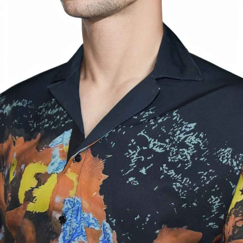 Fendi Tarboro Printed Premium Quality Half Sleeve Shirt-2