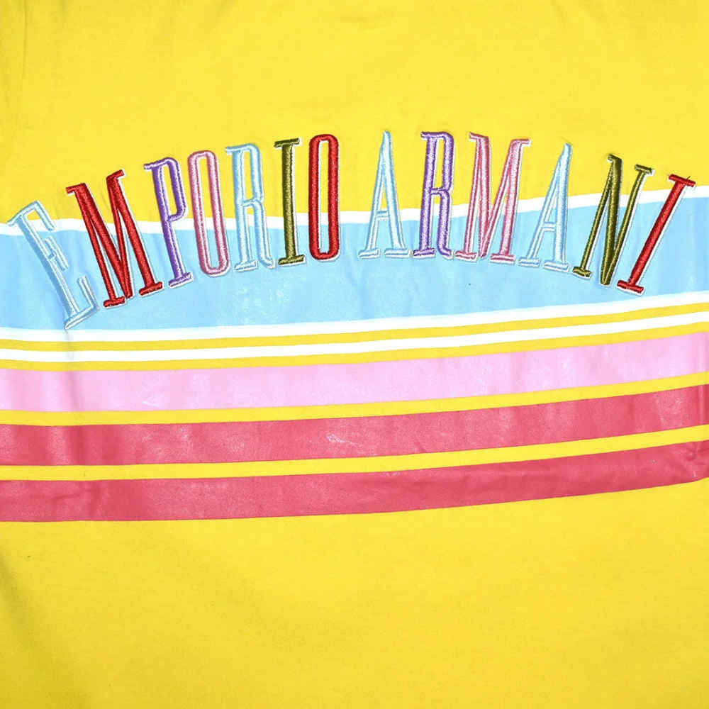 Emporio Armani Yellow Premium Quality Women T-shirt-3