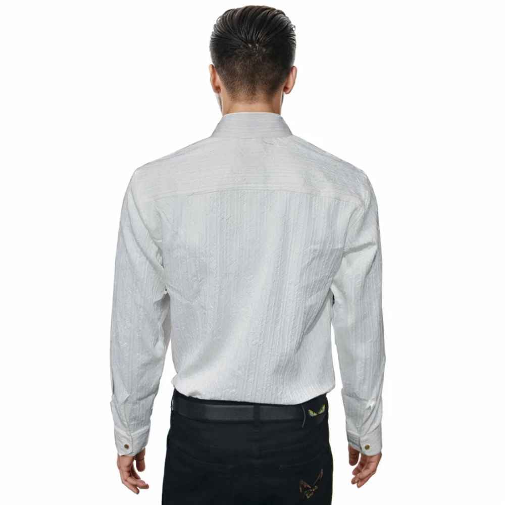 Fendi White Premium Quality Long Sleeve Designer Shirt-1