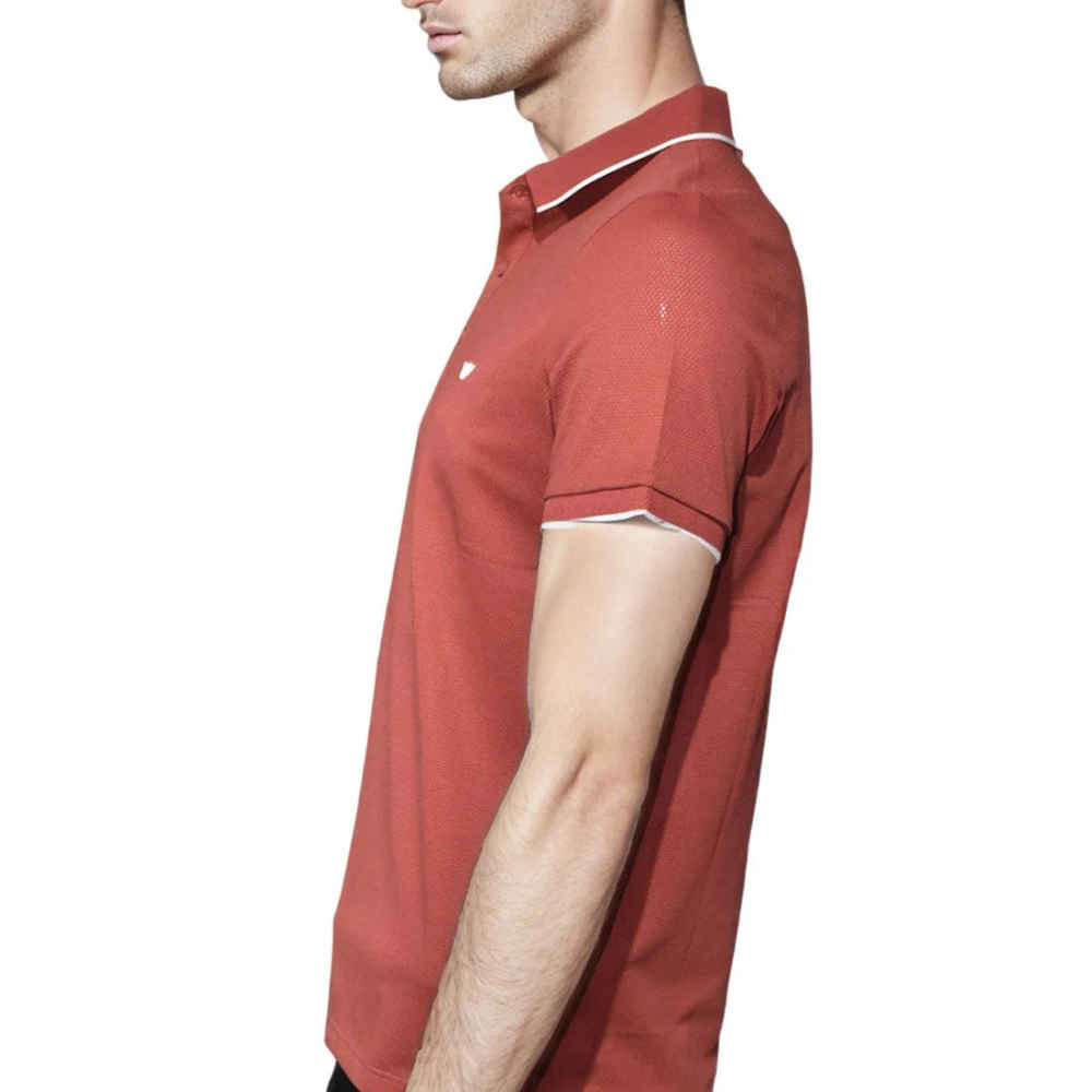 Emporio Armani Red Premium Quality Polo T-shirt-thumb-3