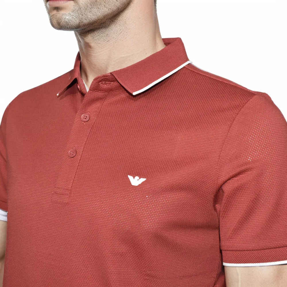 Emporio Armani Red Premium Quality Polo T-shirt-thumb-2
