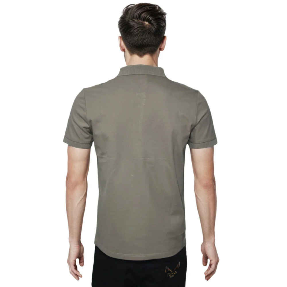 Fendi Embossed logo Green Premium Quality T-shirt-thumb-1