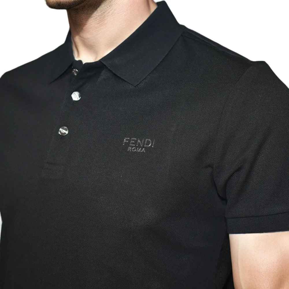 Fendi Black Premium Quality T-shirt-2